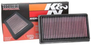 Hyundai Accent Replacement Air Filter - K&N Engineering - High-Flow - `18-`19